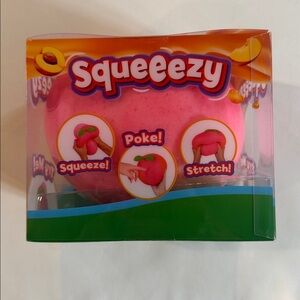 SHIPS TODAY! Peach TikTok Viral Sunny Days Squeezy Squishy Sensory Easter Toy